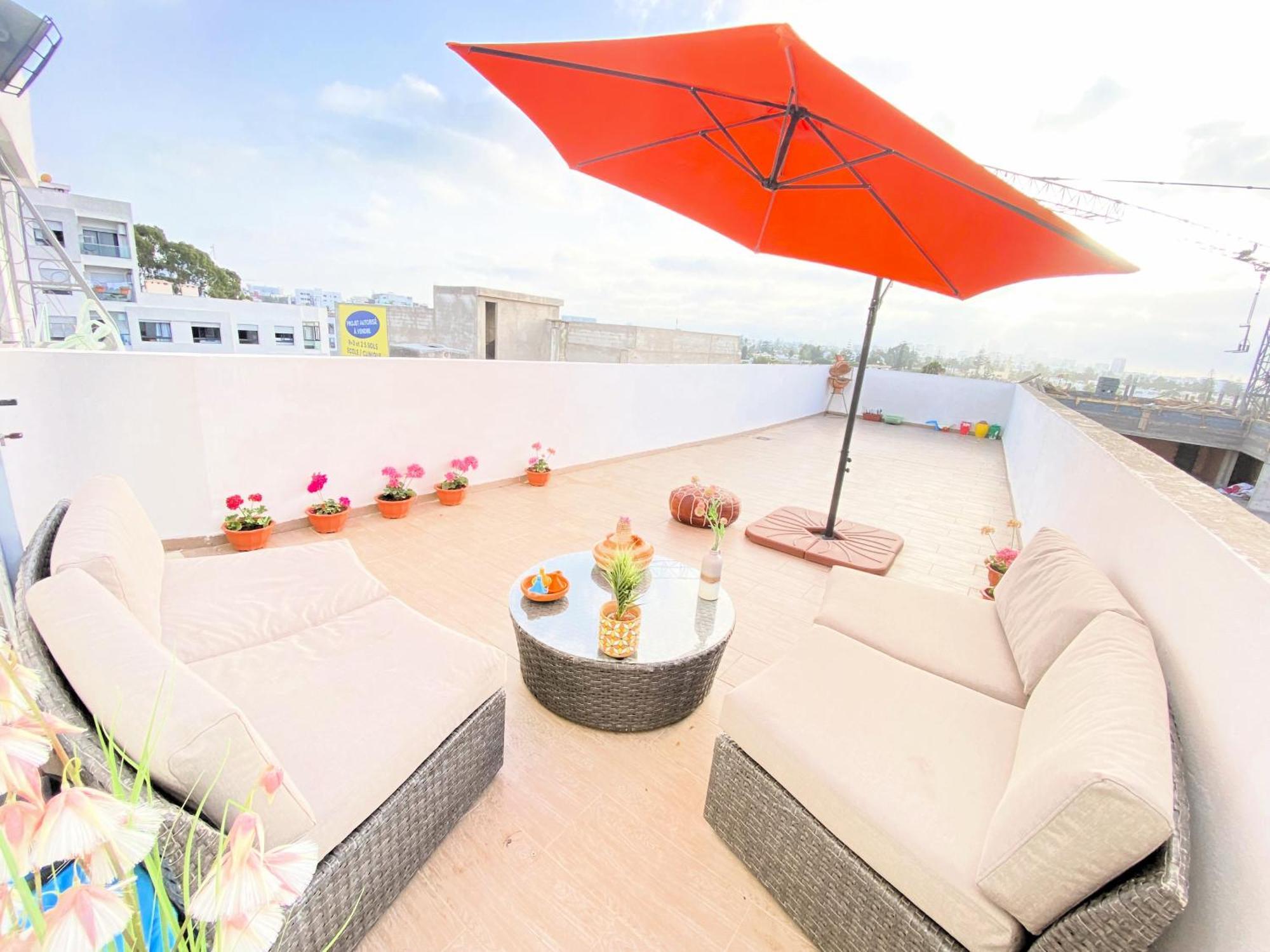 Appartement Cosy And Sunny - Private Rooftop - Near Train & Tramway Casablanca
